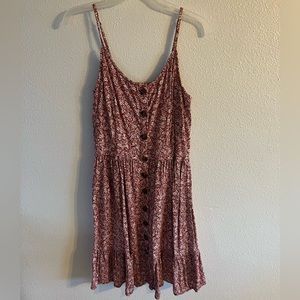 Floral knee-length summer dress